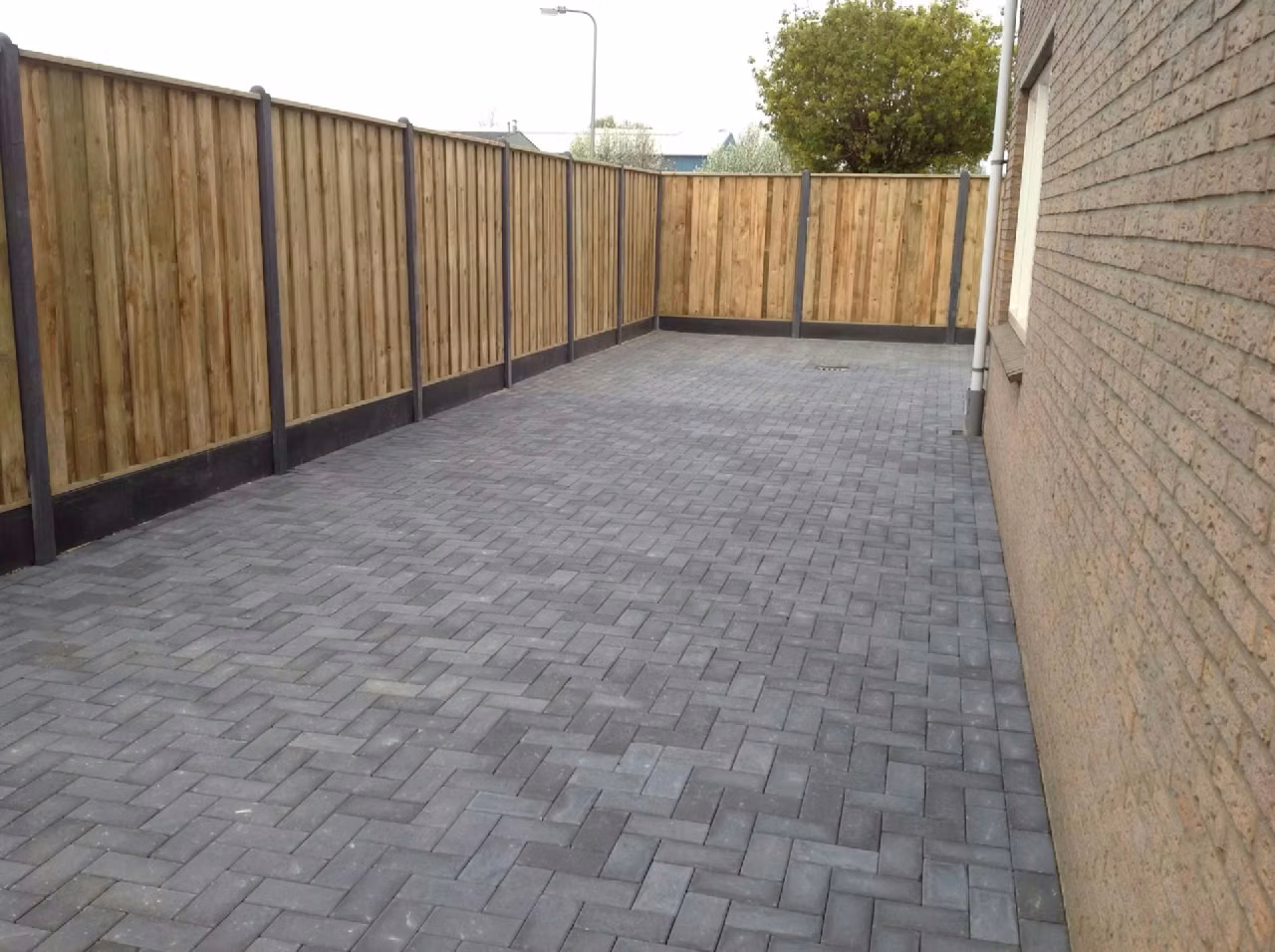 Bestrating tuin